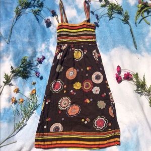 Vintage Flower Blossom Dress Size M